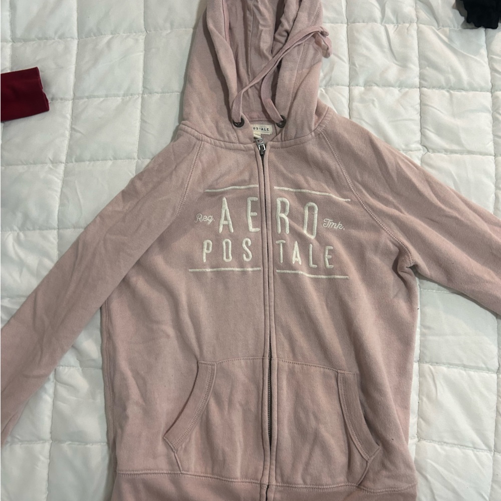 Aeropostal light pink hoodie
